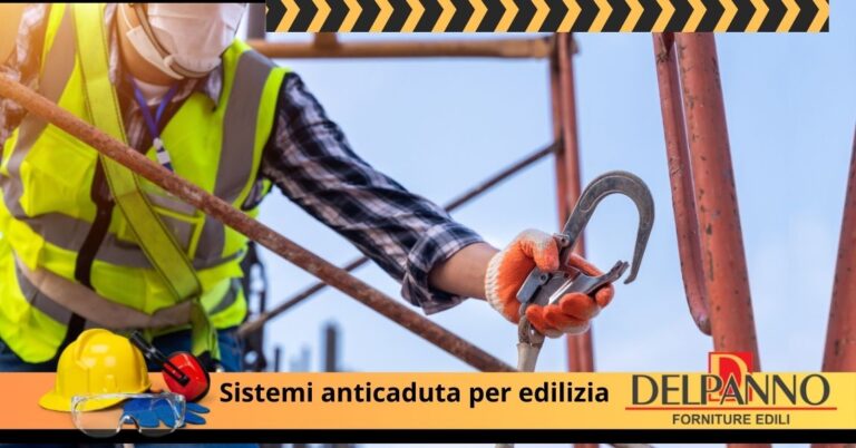 A chi rivolgersi per sistemi anticaduta per edilizia a Brescia da Delpanno Forniture Edili