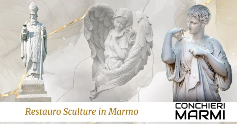 Azienda artigiana specializzata in restauro sculture in marmo a Brescia da Conchieri Marmi