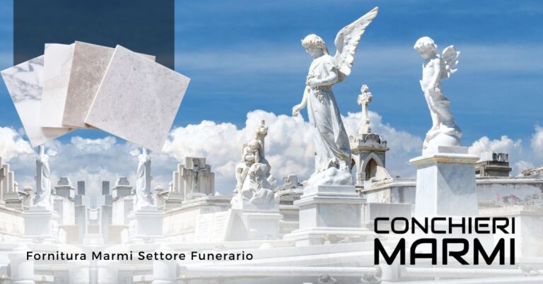 Azienda specializzata in fornitura marmi settore funerario a Brescia da Conchieri Marmi