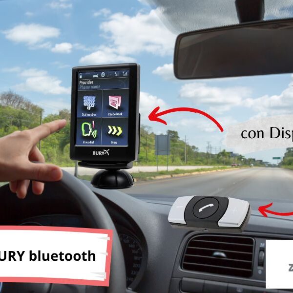 Kit vivavoce BURY bluetooth con e senza display a Brescia da Elettrauto Zampieri