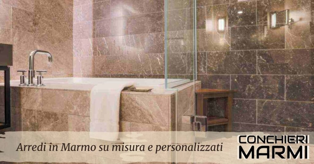 Le migliori soluzioni di arredi in marmo su misura personalizzati a Brescia da Conchieri Marmi