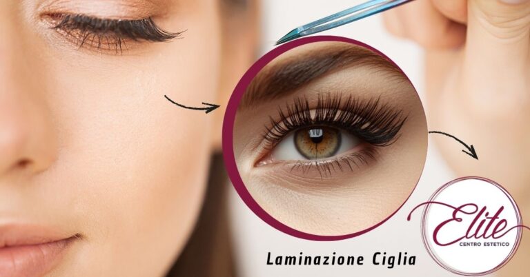 Trattamento professionale di laminazione ciglia a Brescia da Centro Estetico Elite
