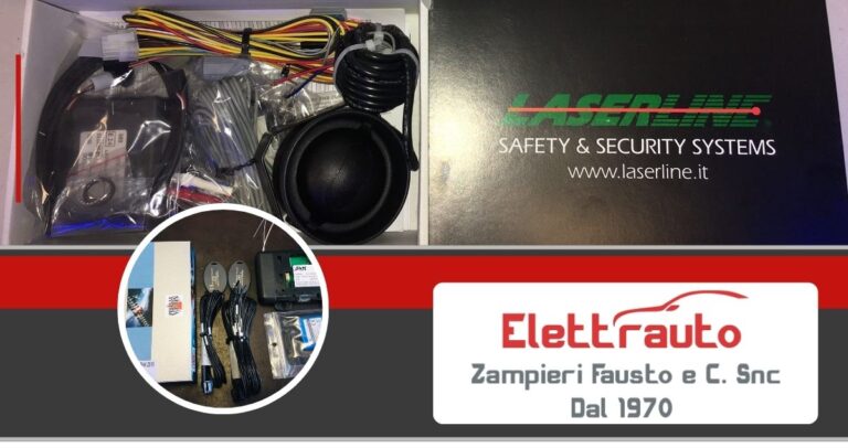 Antifurto con allarme modulare auto integrato in chiave originale