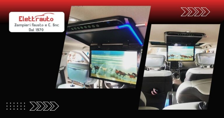Monitor da soffitto per intrattenimento passeggeri